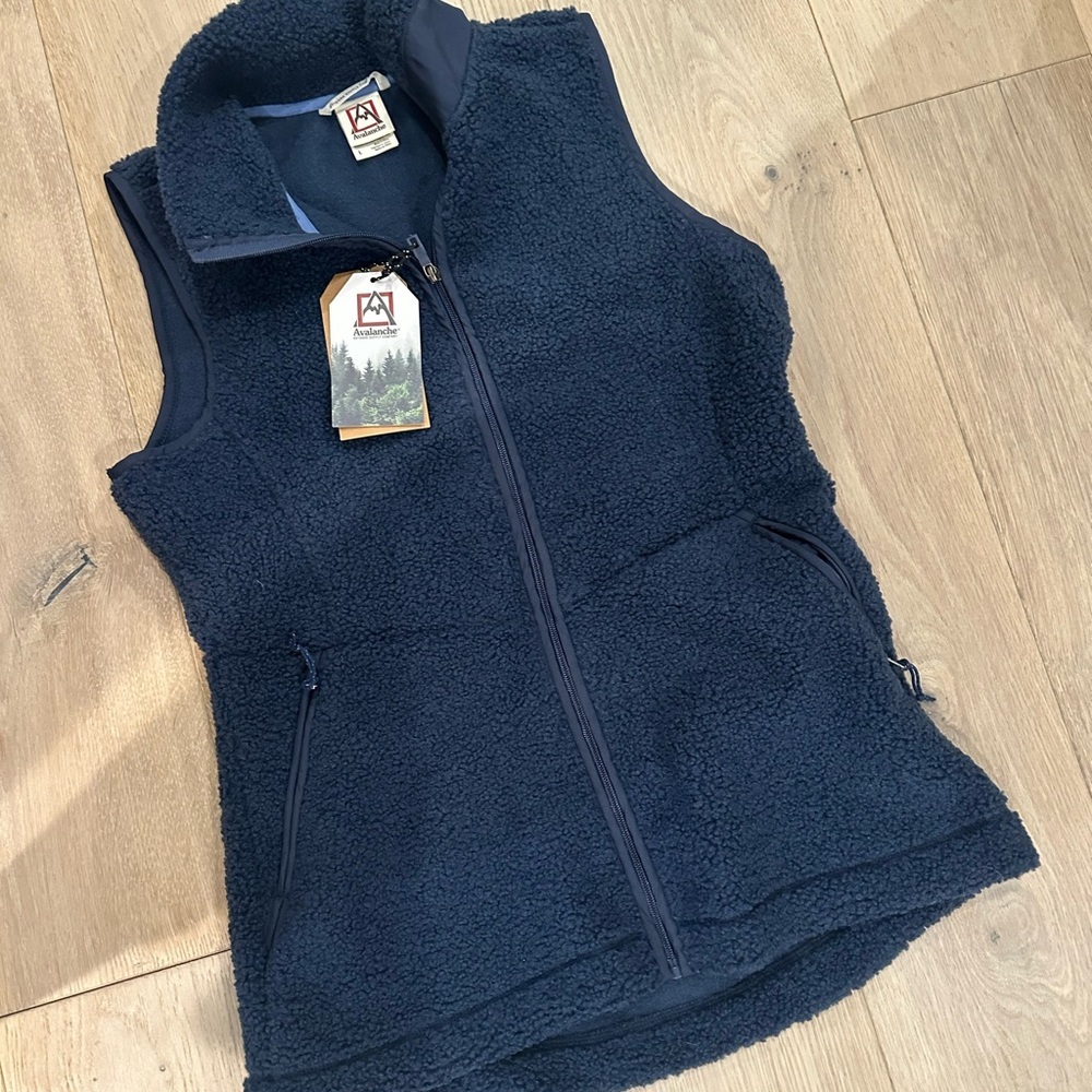Avalanche Midnight Blue Fleece Vest